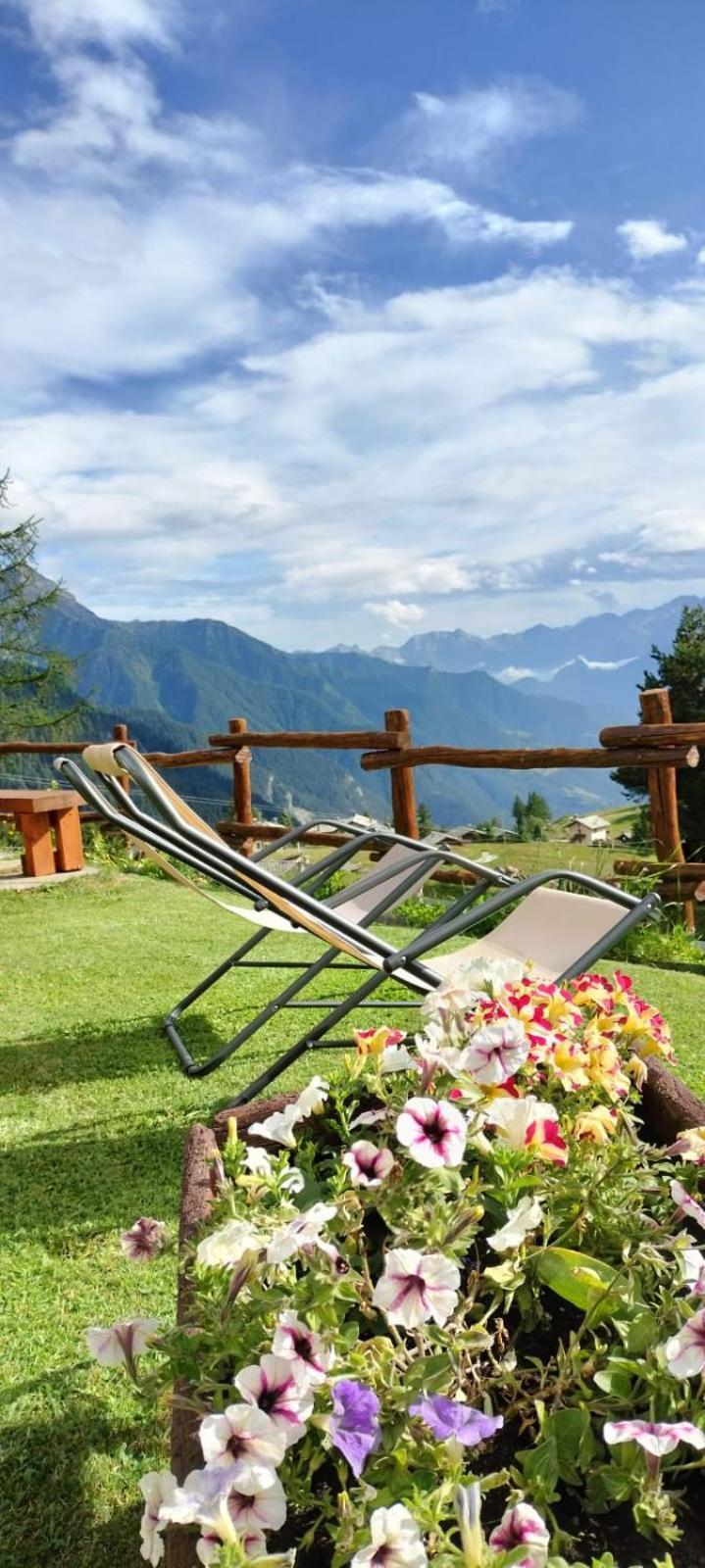 Le Coin Des Melezes - Nature & Trek - Camere In Baita Di Montagna Brusson Eksteriør billede